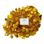 Beteala Craciun, Embo, auriu, marimea: 2 m x 11 cm material:folie PVC, interior/exterior