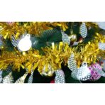 Beteala Craciun, Embo, auriu, marimea:  2 m x 11 cm x 9 cm material:folie PVC, interior/exterior - imagine 13