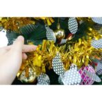 Beteala Craciun, Embo, auriu, marimea:  2 m x 11 cm x 9 cm material:folie PVC, interior/exterior - imagine 14