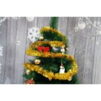 Beteala Craciun, Embo, auriu, marimea: 2 m x 5 cm material:folie PVC, interior/exterior - imagine 2