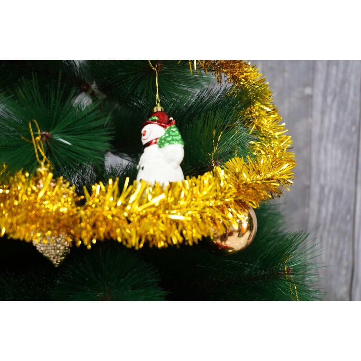 Beteala Craciun, Embo, auriu, marimea: 2 m x 5 cm material:folie PVC, interior/exterior - imagine 3