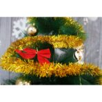 Beteala Craciun, Embo, auriu, marimea: 2 m x 5 cm material:folie PVC, interior/exterior - imagine 4