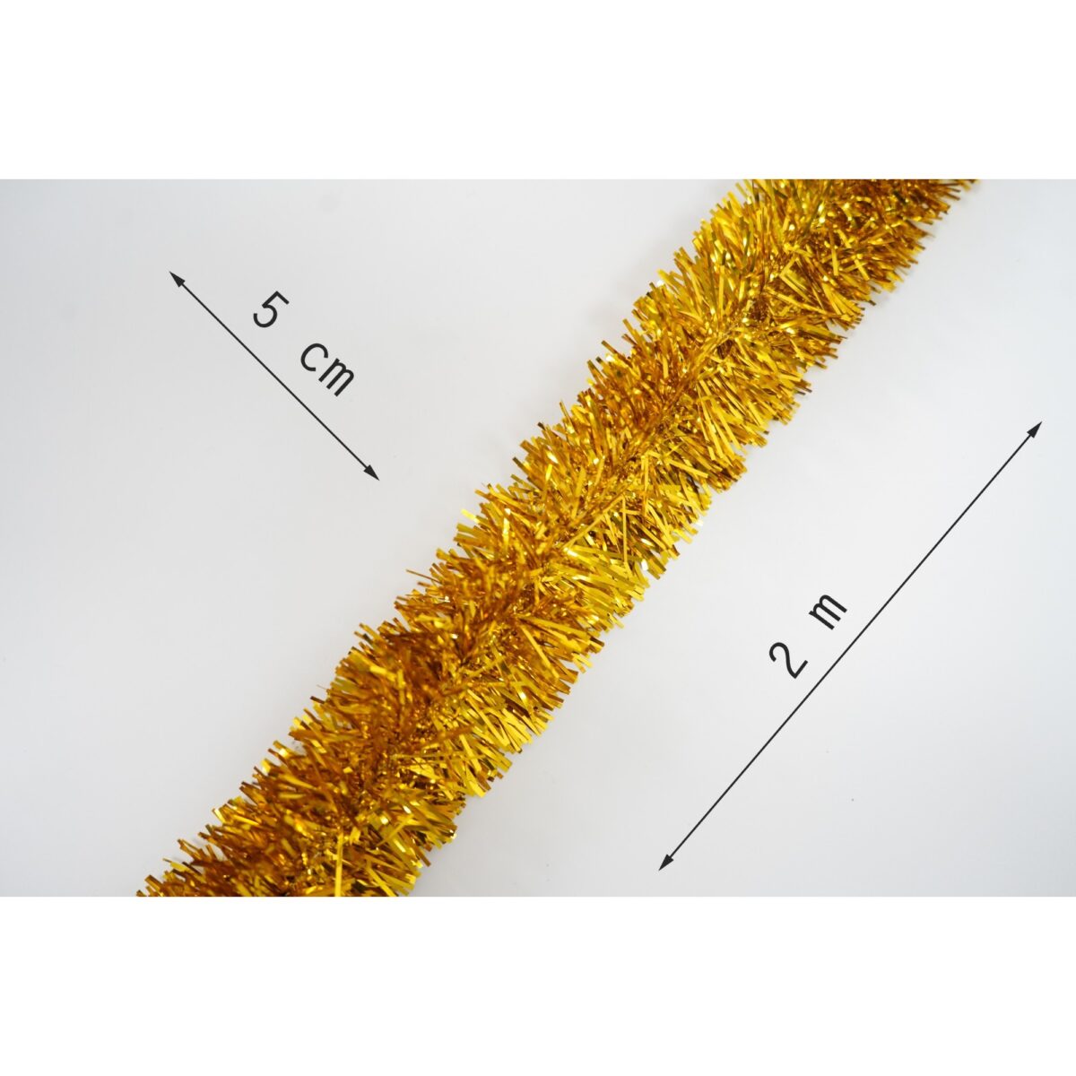 Beteala Craciun, Embo, auriu, marimea: 2 m x 5 cm material:folie PVC, interior/exterior - imagine 6