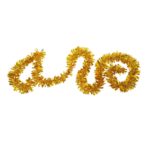 Beteala Craciun, Embo, auriu, marimea:  2 m x 6.5 cm material:folie PVC, interior/exterior