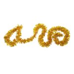 Beteala Craciun, Embo, auriu, marimea:  2 m x 6.5 cm material:folie PVC, interior/exterior