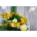 Beteala Craciun, Embo, auriu, marimea: 2 m x 7 cm material:folie PVC, interior/exterior - imagine 14