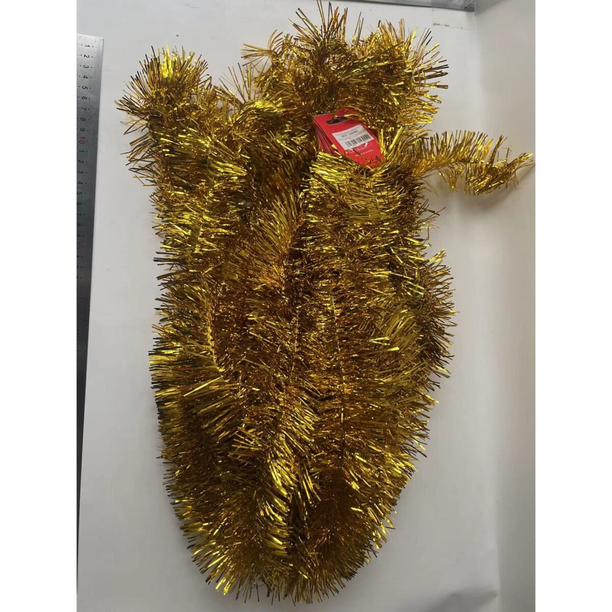 Beteala Craciun, Embo, auriu, marimea: 2 m x 7 cm material:folie PVC, interior/exterior - imagine 17