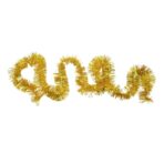 Beteala Craciun, Embo, auriu, marimea: 2 m x 7 cm material:folie PVC, interior/exterior