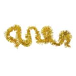 Beteala Craciun, Embo, auriu, marimea: 2 m x 7 cm material:folie PVC, interior/exterior