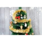 Beteala Craciun, Embo, auriu, marimea: 2 m x 9 cm material:folie PVC, interior/exterior - imagine 2