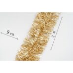 Beteala Craciun, Embo, auriu, marimea: 2 m x 9 cm material:folie PVC, interior/exterior - imagine 6