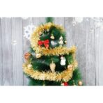 Beteala Craciun, Embo, auriu, marimea: 2 m x 9 cm material:folie PVC, interior/exterior - imagine 8