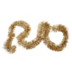 Beteala Craciun, Embo, auriu, marimea: 2 m x 9 cm material:folie PVC, interior/exterior