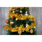 Beteala Craciun, Embo, auriu, marimea: 2 m x 9 cm x 5 cm material:folie PVC, interior/exterior - imagine 9