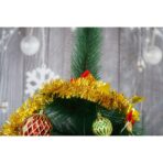 Beteala Craciun, Embo, auriu, marimea: 2 m x 9 cm x 5 cm material:folie PVC, interior/exterior - imagine 4