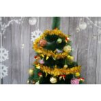 Beteala Craciun, Embo, auriu, marimea: 2 m x 9 cm x 5 cm material:folie PVC, interior/exterior - imagine 8