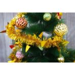 Beteala Craciun, Embo, auriu, marimea: 2 m x 9 cm x 5 cm material:folie PVC, interior/exterior - imagine 10