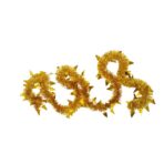 Beteala Craciun, Embo, auriu, marimea: 2 m x 9 cm x 5 cm material:folie PVC, interior/exterior