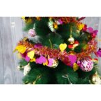 Beteala Craciun, Embo, auriu, marimea: 2 m x 9 cm x 9 cm material:folie PVC, interior/exterior - imagine 3