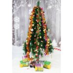 Beteala Craciun, Embo, auriu, marimea: 2 m x 9 cm x 9 cm material:folie PVC, interior/exterior - imagine 10