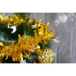 Beteala Craciun, Embo, auriu, marimea: 2 m x 9 cm x 9 cm material:folie PVC, interior/exterior - imagine 4