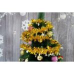 Beteala Craciun, Embo, auriu, marimea: 2 m x 9 cm x 9 cm material:folie PVC, interior/exterior - imagine 2