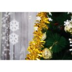 Beteala Craciun, Embo, auriu, marimea:  2 m x 9 cm x 9 cm material:folie PVC, interior/exterior - imagine 10