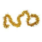 Beteala Craciun, Embo, auriu, marimea: 2 m x 9 cm x 9 cm material:folie PVC, interior/exterior - imagine 5