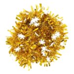 Beteala Craciun, Embo, auriu, marimea:  2 m x 9 cm x 9 cm material:folie PVC, interior/exterior