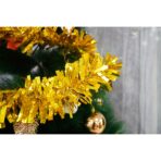 Beteala Craciun, Embo, galben, marimea: 2 m x 9 cm material:folie PVC, interior/exterior - imagine 2