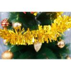 Beteala Craciun, Embo, galben, marimea: 2 m x 9 cm material:folie PVC, interior/exterior - imagine 8