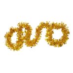 Beteala Craciun, Embo, galben, marimea: 2 m x 9 cm material:folie PVC, interior/exterior