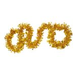 Beteala Craciun, Embo, galben, marimea: 2 m x 9 cm material:folie PVC, interior/exterior