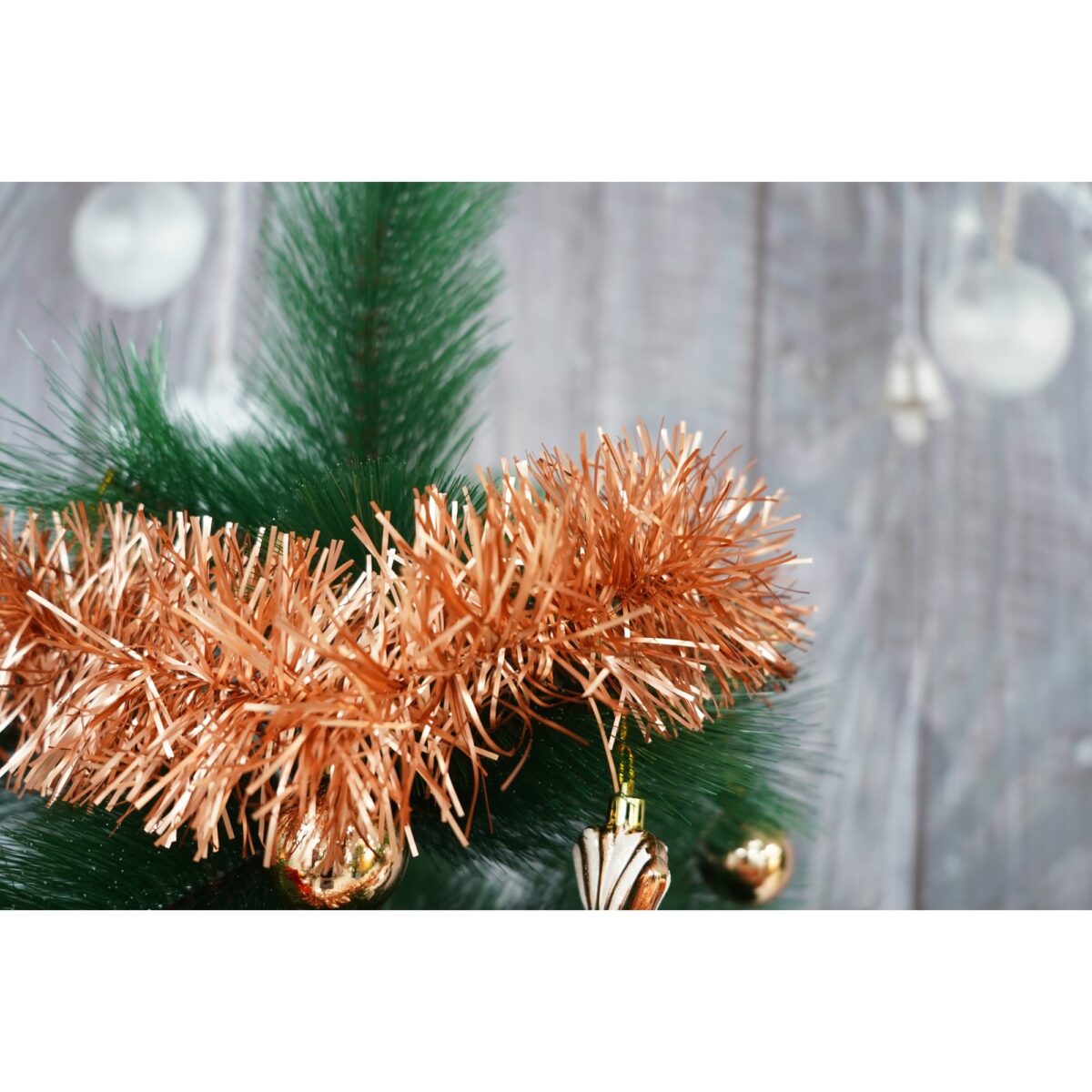 Beteala Craciun, Embo, portocale, marimea: 2 m x 9 cm material:folie PVC, interior/exterior - imagine 2