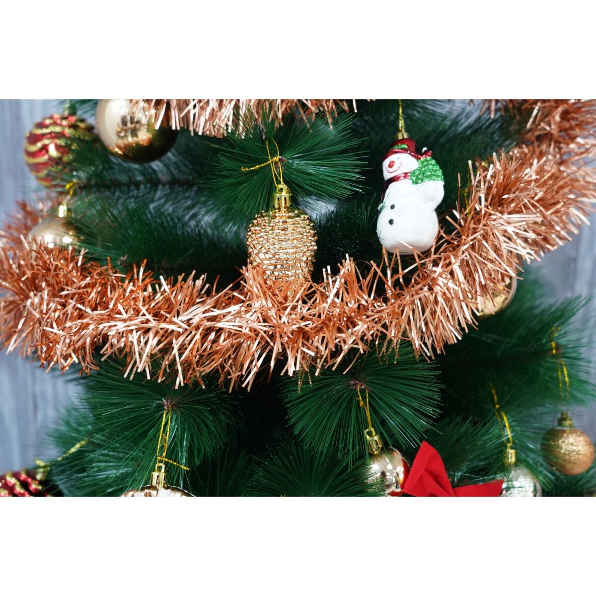 Beteala Craciun, Embo, portocale, marimea: 2 m x 9 cm material:folie PVC, interior/exterior - imagine 4