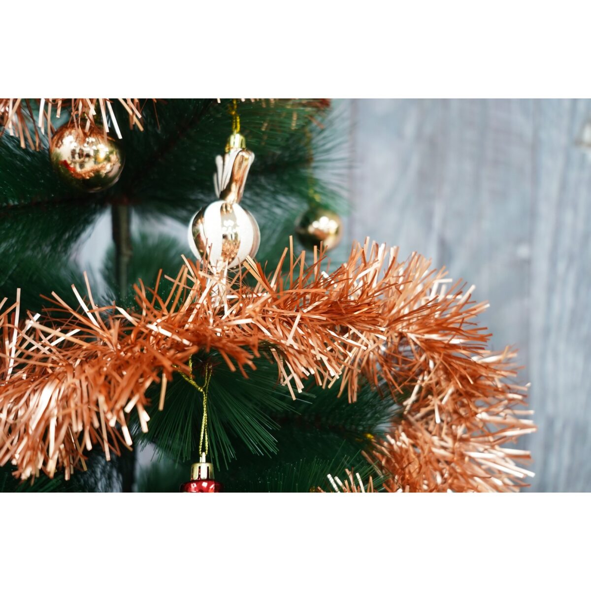 Beteala Craciun, Embo, portocale, marimea: 2 m x 9 cm material:folie PVC, interior/exterior - imagine 5