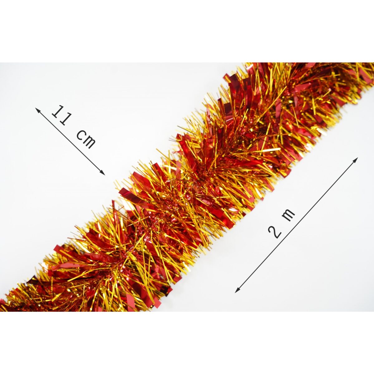 Beteala Craciun, Embo, roșu, marimea: 2 m x 11 cm material:folie PVC, interior/exterior - imagine 6
