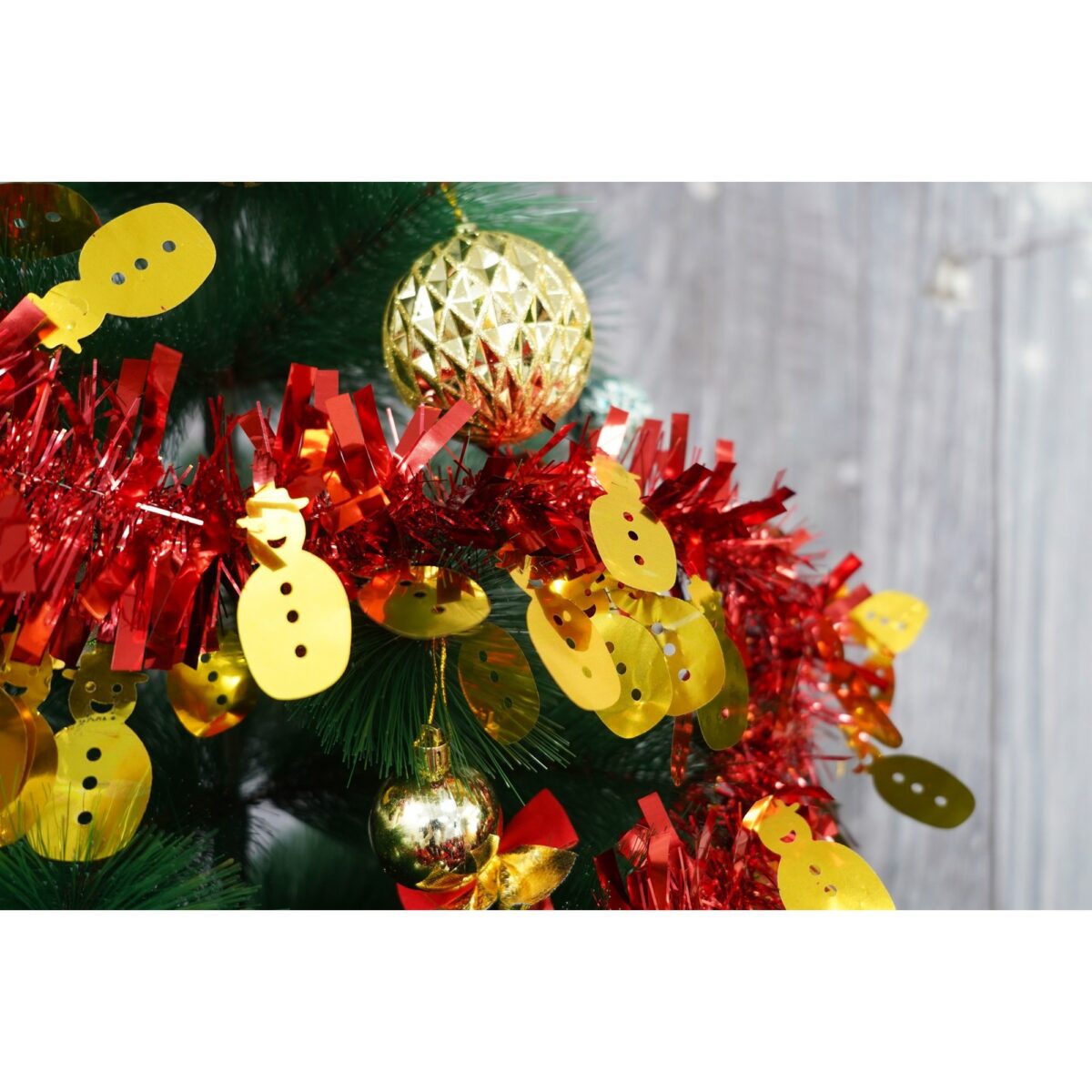 Beteala Craciun, Embo, roșu, marimea: 2 m x 11 cm x 9 cm material:folie PVC, interior/exterior - imagine 2