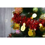 Beteala Craciun, Embo, roșu, marimea: 2 m x 11 cm x 9 cm material:folie PVC, interior/exterior - imagine 3