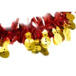 Beteala Craciun, Embo, roșu, marimea: 2 m x 11 cm x 9 cm material:folie PVC, interior/exterior