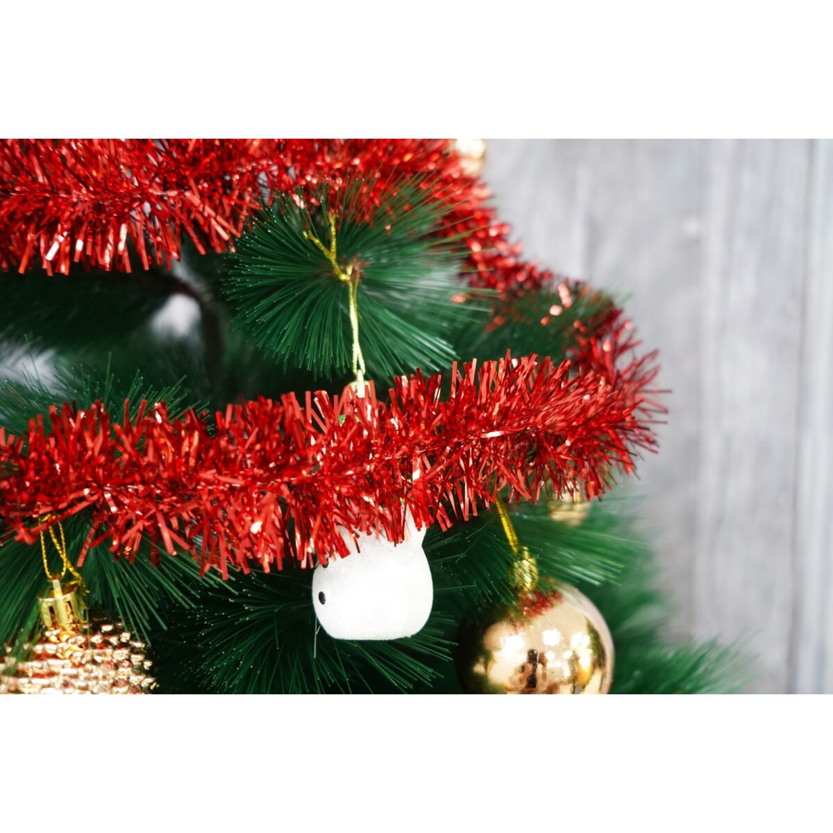 Beteala Craciun, Embo, roșu, marimea: 2 m x 5 cm material:folie PVC, interior/exterior - imagine 4