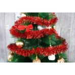 Beteala Craciun, Embo, roșu, marimea: 2 m x 5 cm material:folie PVC, interior/exterior - imagine 5