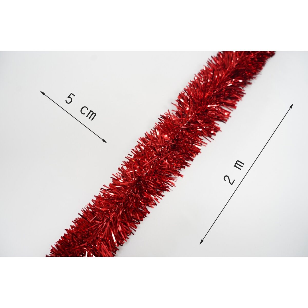 Beteala Craciun, Embo, roșu, marimea: 2 m x 5 cm material:folie PVC, interior/exterior - imagine 6