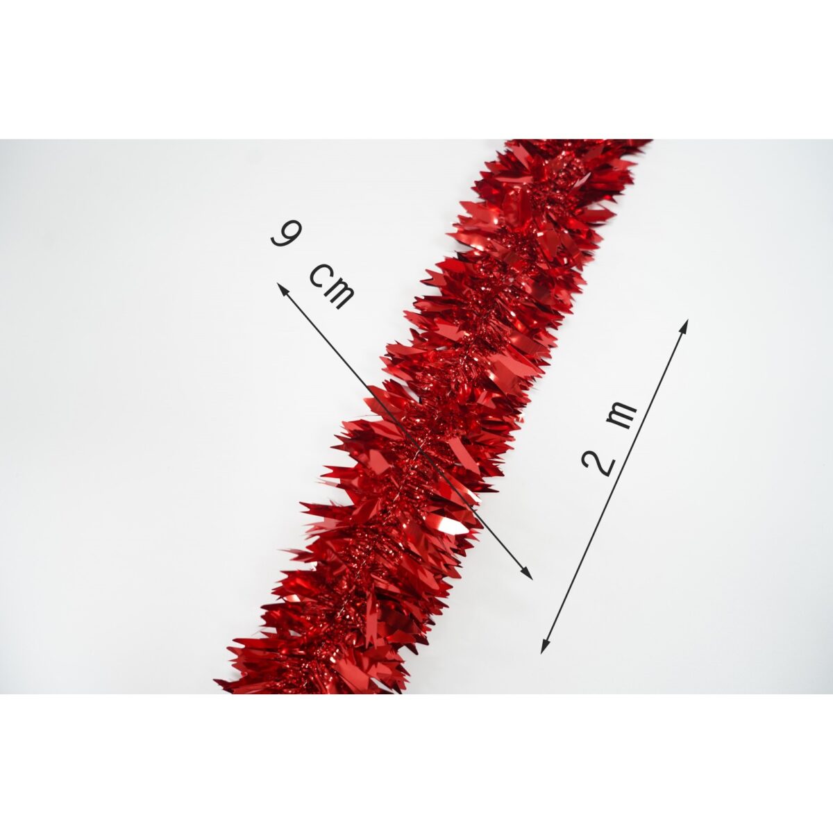 Beteala Craciun, Embo, roșu, marimea: 2 m x 6.5 cm material:folie PVC, interior/exterior - imagine 6