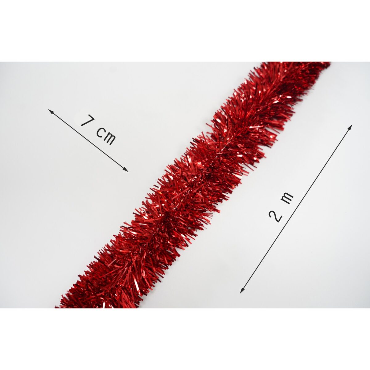 Beteala Craciun, Embo, roșu, marimea: 2 m x 7 cm material:folie PVC, interior/exterior - imagine 6