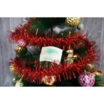 Beteala Craciun, Embo, roșu, marimea: 2 m x 8 cm material:folie PVC, interior/exterior - imagine 10