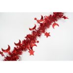 Beteala Craciun, Embo, roșu, marimea: 2 m x 9 cm x 5 cm material:folie PVC, interior/exterior - imagine 2