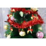 Beteala Craciun, Embo, roșu, marimea: 2 m x 9 cm x 5 cm material:folie PVC, interior/exterior - imagine 5