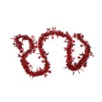 Beteala Craciun, Embo, roșu, marimea: 2 m x 9 cm x 5 cm material:folie PVC, interior/exterior