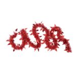 Beteala Craciun, Embo, roșu, marimea: 2 m x 9 cm x 5 cm material:folie PVC, interior/exterior